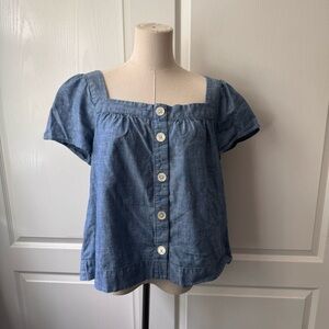 J. Crew Chambray top